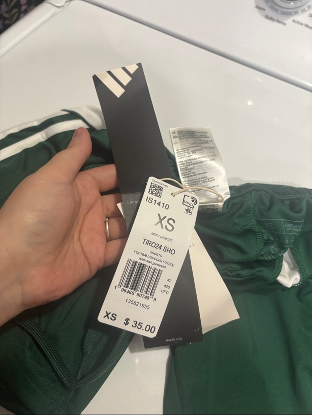 Adidas XS men’s soccer shorts NWT - Picture 4 of 6